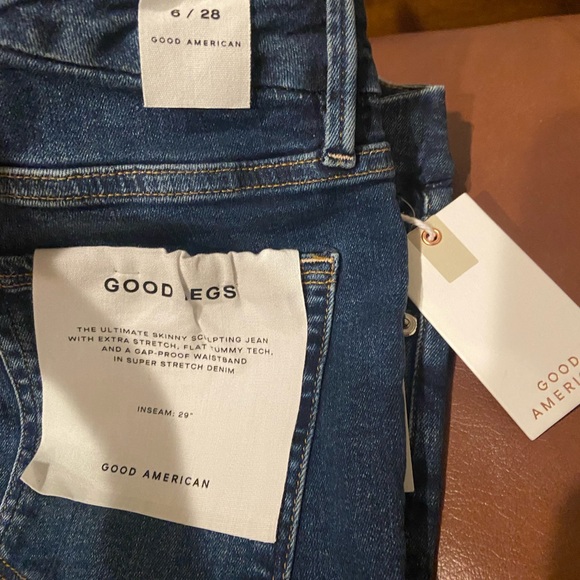 NWT! Good American Good Legs Sz 6 - Picture 2 of 2
